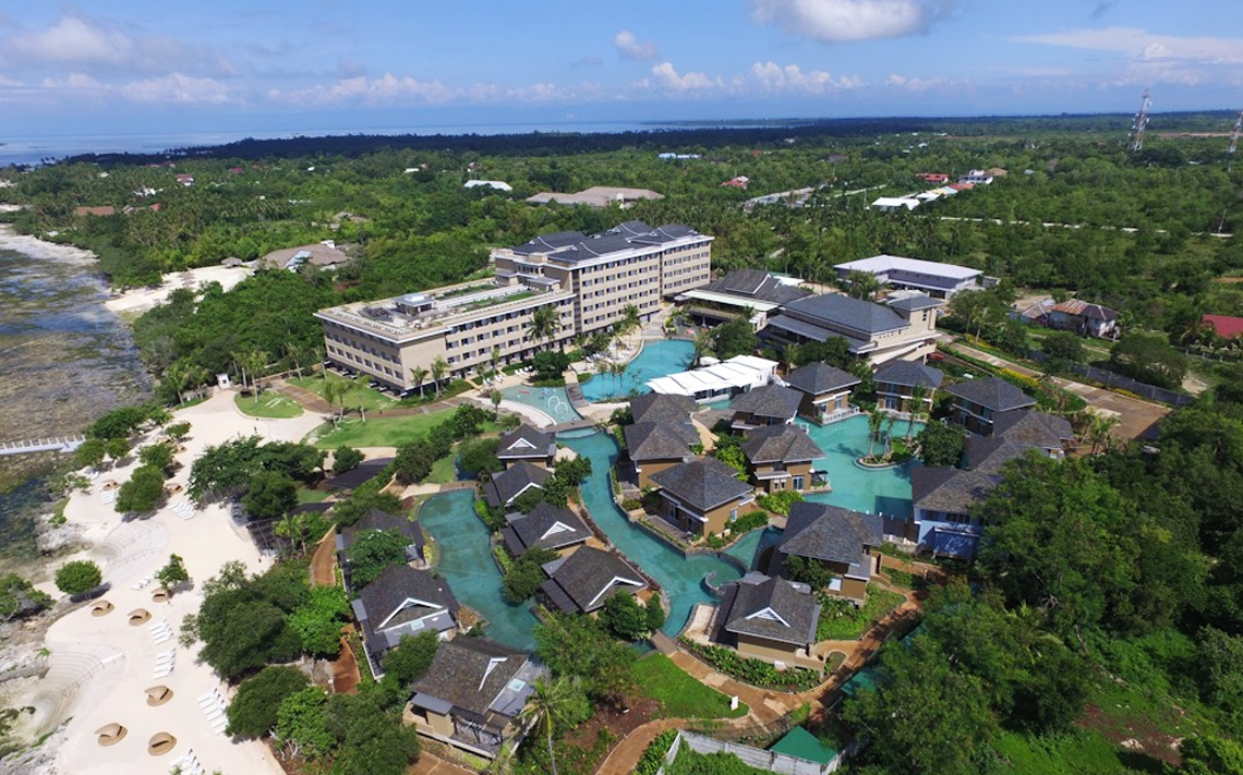 BE Grand Resort Bohol aerial view