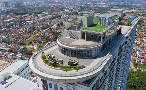 [Hatten Place Melaka Sky Deck Aerial View