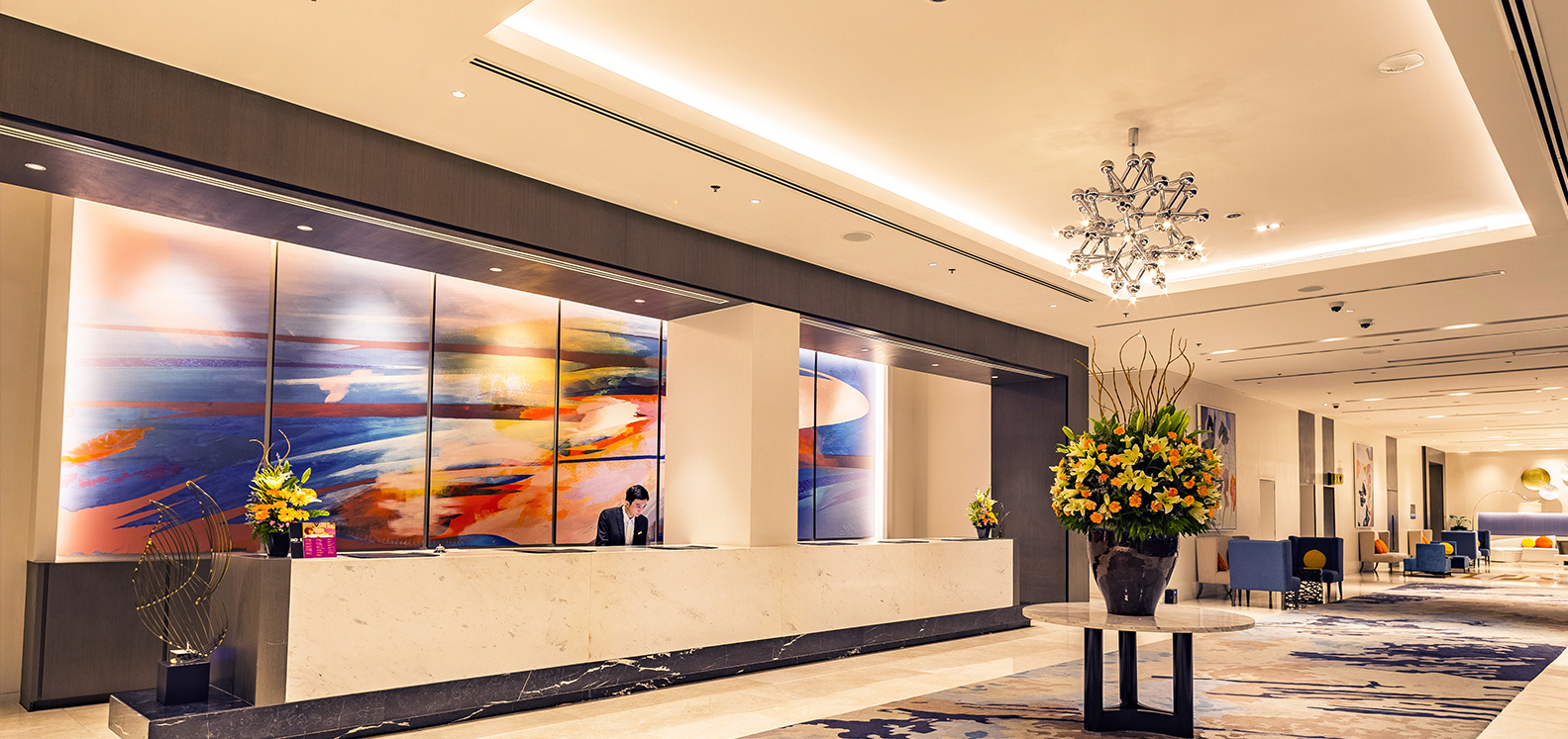 Savoy Hotel Manila lobby